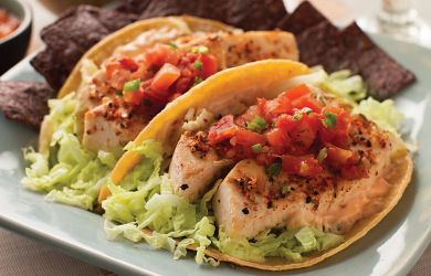 Baja Swordfish Tacos