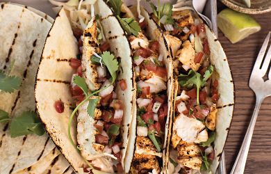 Halibut Fish Tacos with Chipotle Mayonnaise