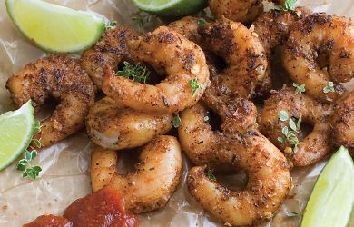 Baja Shrimp Tortas with Chile Lime Cole Slaw