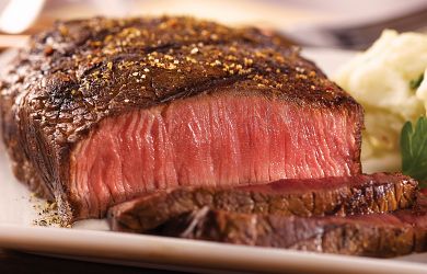 Top Sirloin with Grilled Mushrooms