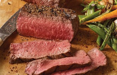 Grilled Top Sirloins with Roasted Spring Vegetables